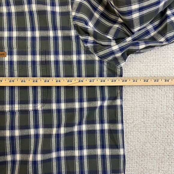Vintage Carhartt Shirt Mens 2XL Tall Green Plaid Button Down Long Sleeve USA S90 - Picture 6 of 7